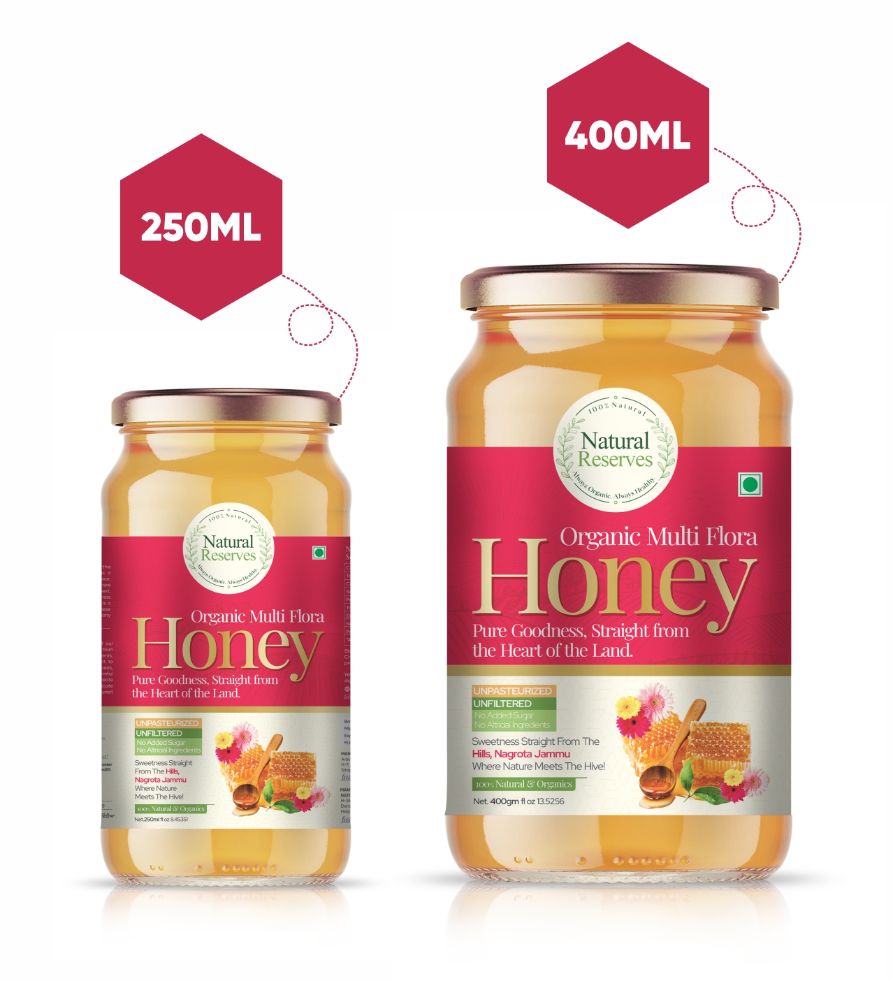 Natural Reserves Organic Multi Flora Raw Honey - Image 3