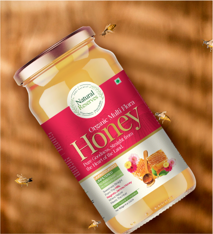 Natural Reserves Organic Multi Flora Raw Honey - Image 2