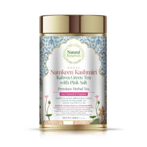 Natural Reserves Namkeen Kashmiri  Kahwa Green Tea with Pink Salt