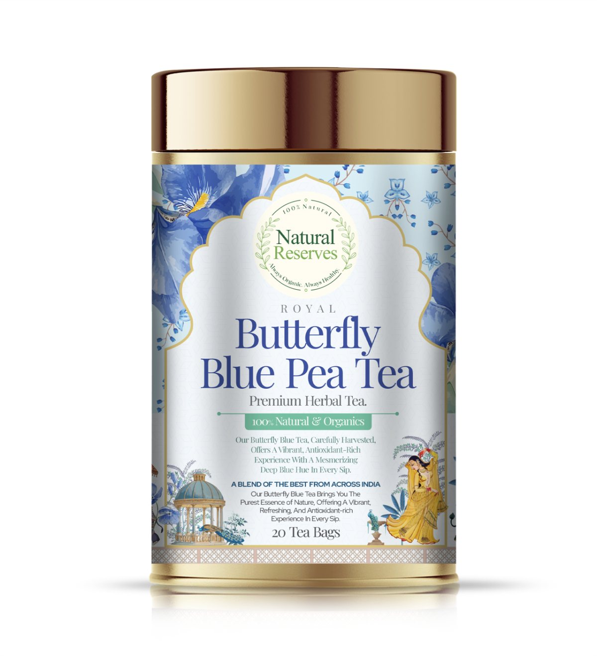Natural Reserves Butterfly Blue Pea Herbal Tea
