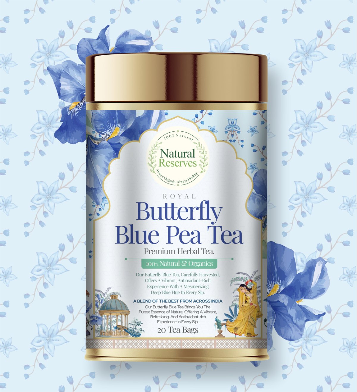 Natural Reserves Butterfly Blue Pea Herbal Tea - Image 2