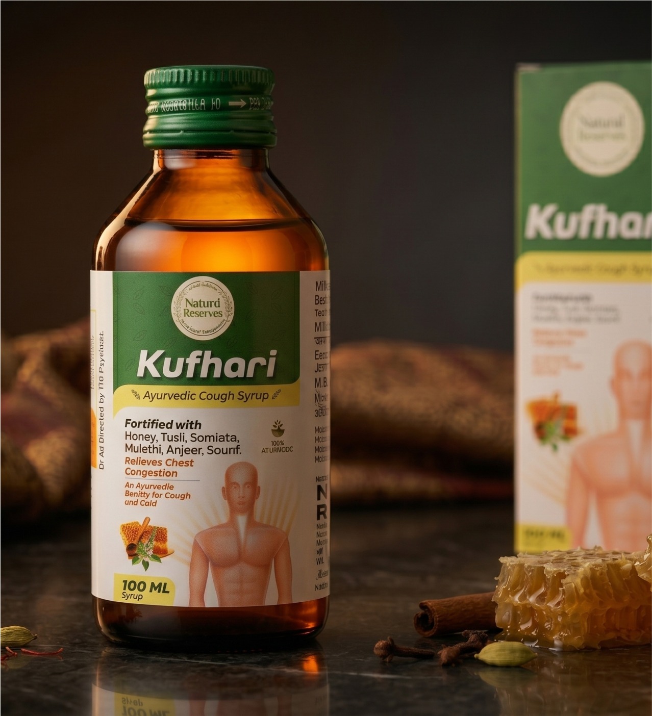 Ku ari Ayurvedic Cough Syrup - Image 2